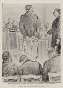 De krijgsraad over kapitein Dreyfus in Rennes